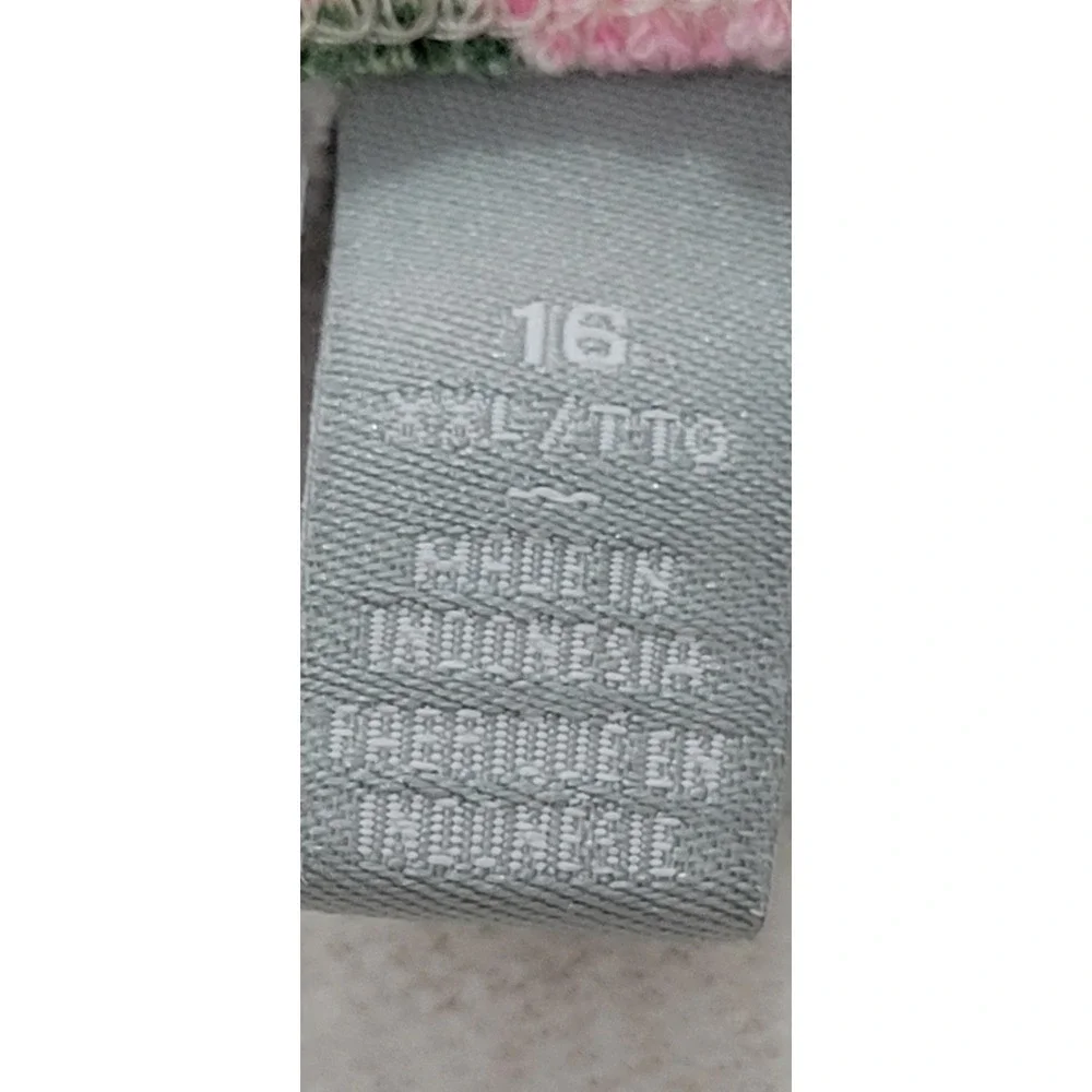 Pink Roses Sweatpants LOVE Pink Roses Joggers Girls Size 16 The Childrens Place